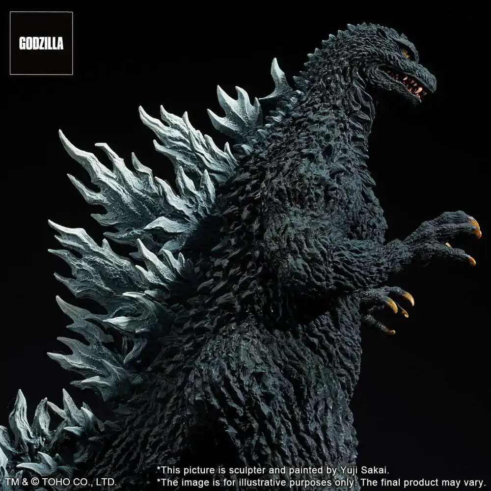 Godzilla against Mechagodzilla 2002 TOHO Yuji Sakai Modeling Collection Statuie PVC Godzilla Battle in the Storm 28 cm poza produsului