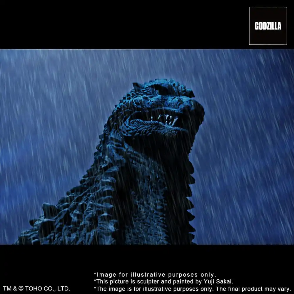 Godzilla against Mechagodzilla 2002 TOHO Yuji Sakai Modeling Collection Statuie PVC Godzilla Battle in the Storm 28 cm poza produsului