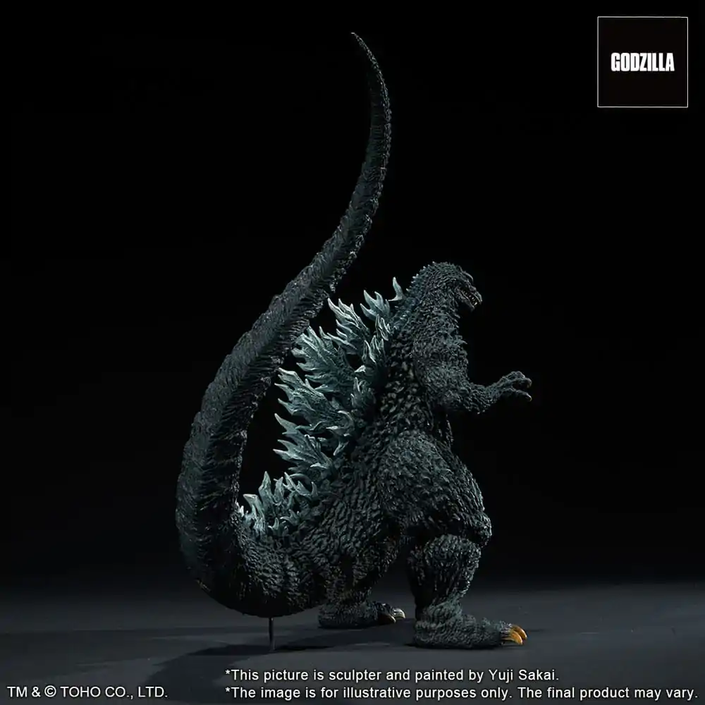 Godzilla against Mechagodzilla 2002 TOHO Yuji Sakai Modeling Collection Statuie PVC Godzilla Battle in the Storm 28 cm poza produsului