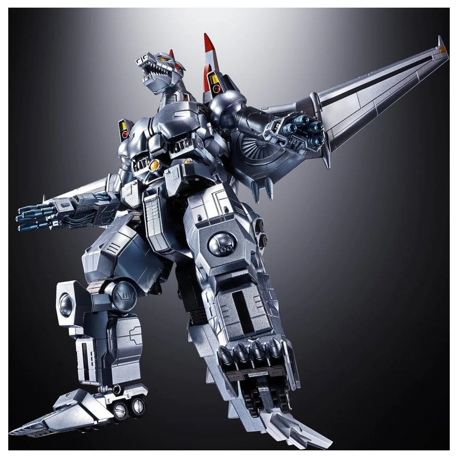 Godzilla Chogokin Diecast Action Figure Mechagodzilla (Ohrai Noriyoshi poster Ver.) 17 cm poza produsului