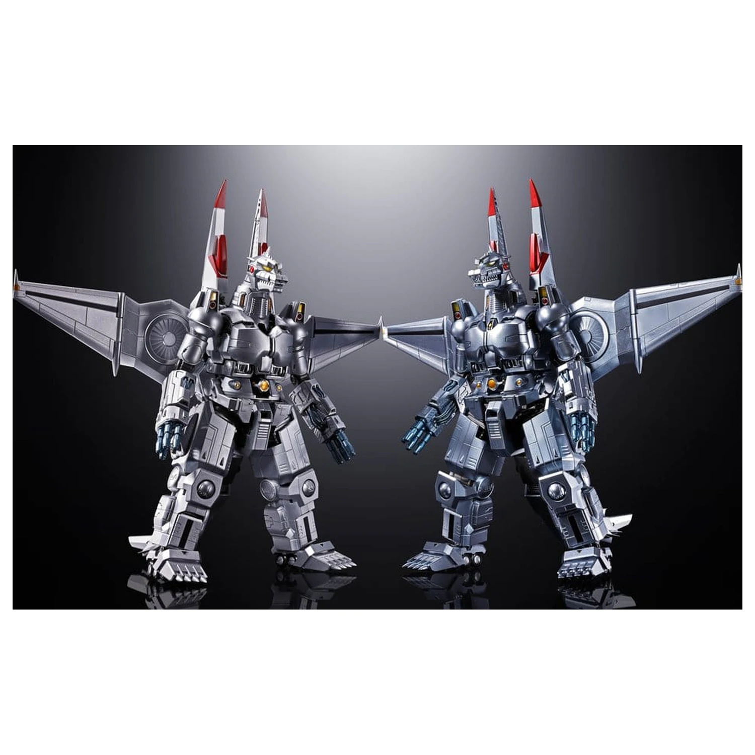 Godzilla Chogokin Diecast Action Figure Mechagodzilla (Ohrai Noriyoshi poster Ver.) 17 cm poza produsului