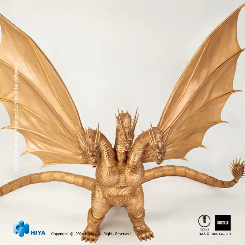 Figurină de acțiune de bază Exquisite Godzilla vs King Ghidorah King Ghidorah 25 cm poza produsului