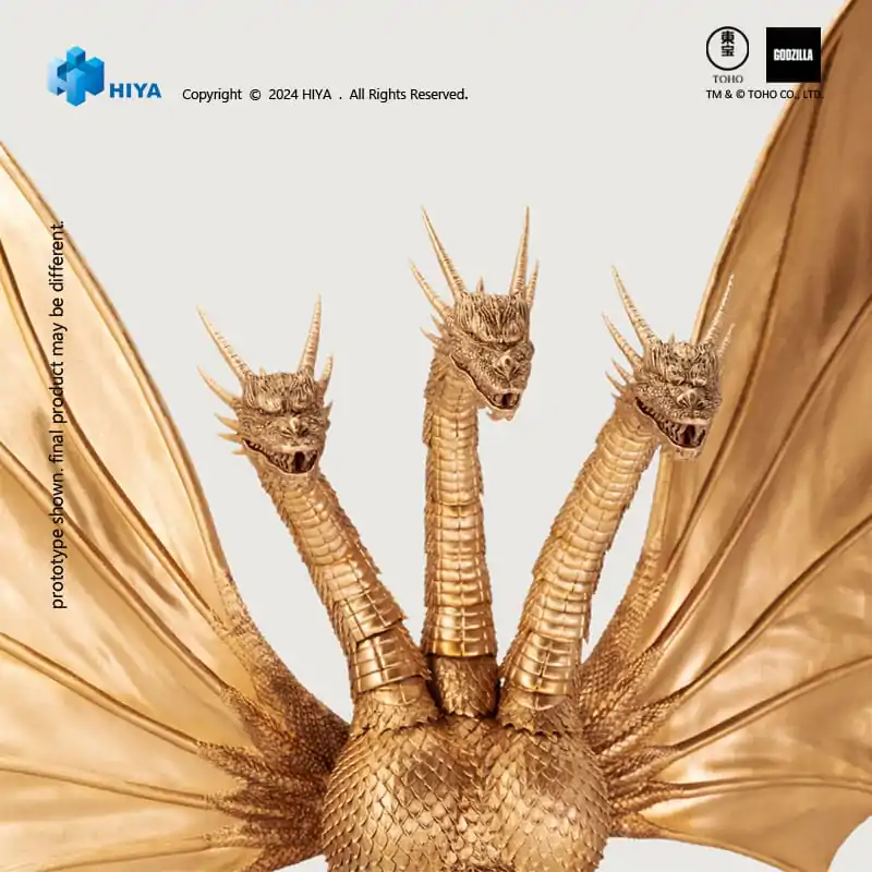 Figurină de acțiune de bază Exquisite Godzilla vs King Ghidorah King Ghidorah 25 cm poza produsului