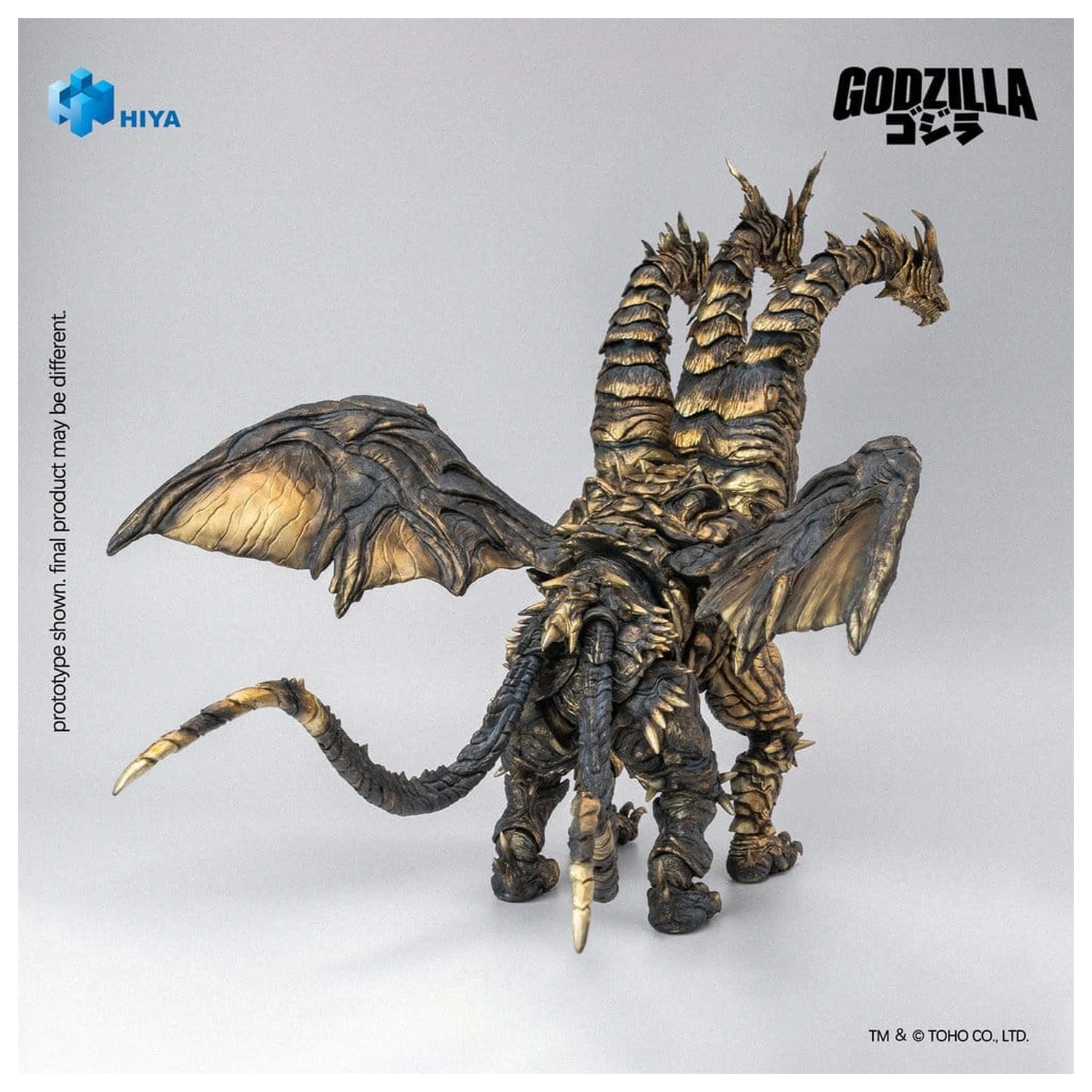 Godzilla: Final Wars (2004) Exquisite Basic Series figurina de actiune Keizer Ghidorah 25 cm poza produsului