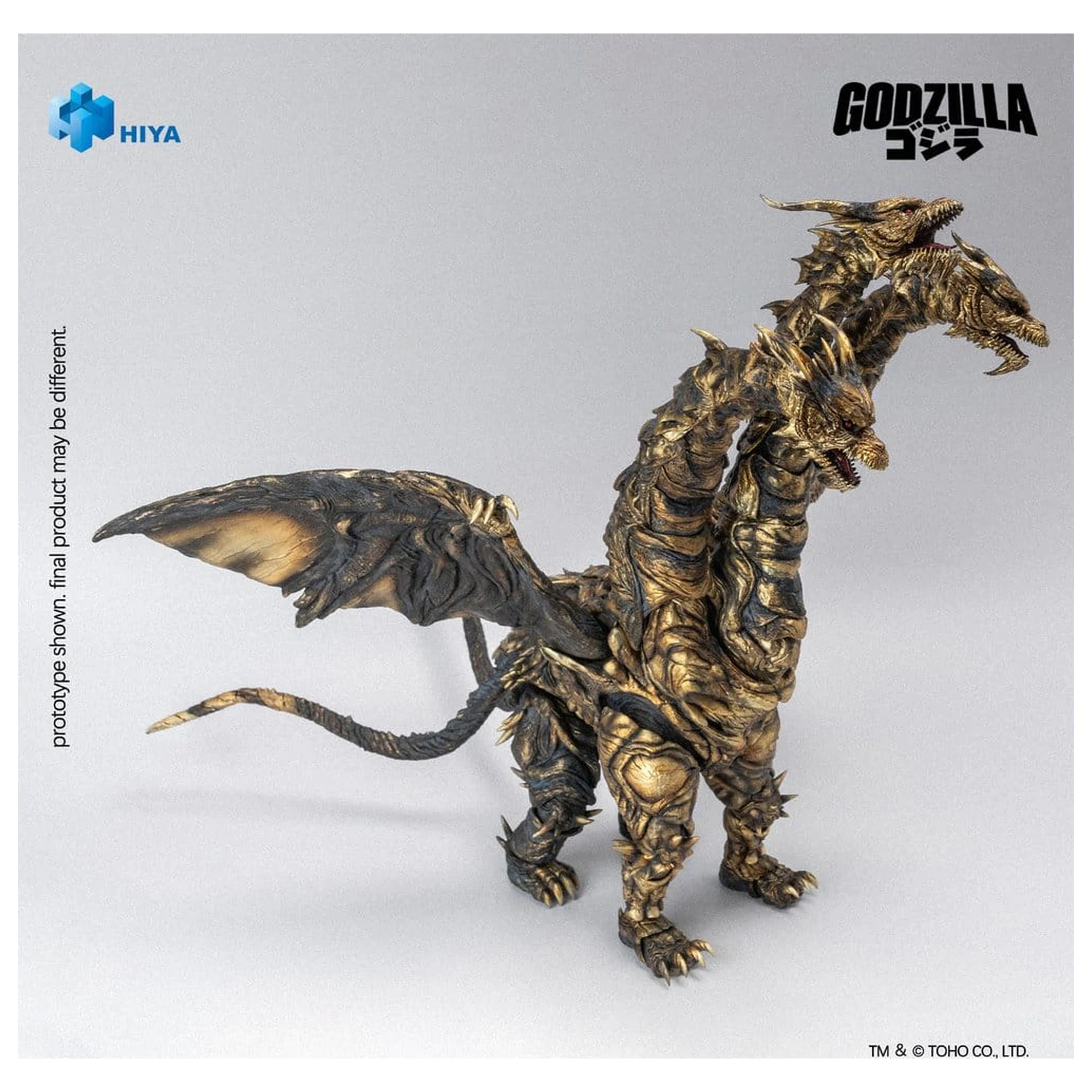 Godzilla: Final Wars (2004) Exquisite Basic Series figurina de actiune Keizer Ghidorah 25 cm poza produsului