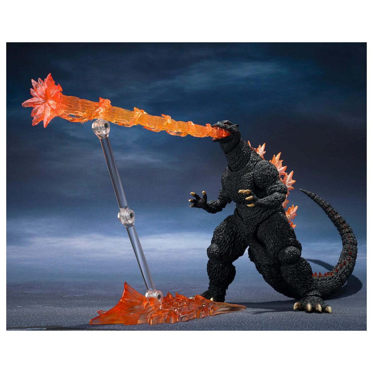 Godzilla: Final Wars S.H.MonsterArts figurina de actiune Godzilla Heat Ray Ver. vs. New Gotengo 16 cm poza produsului