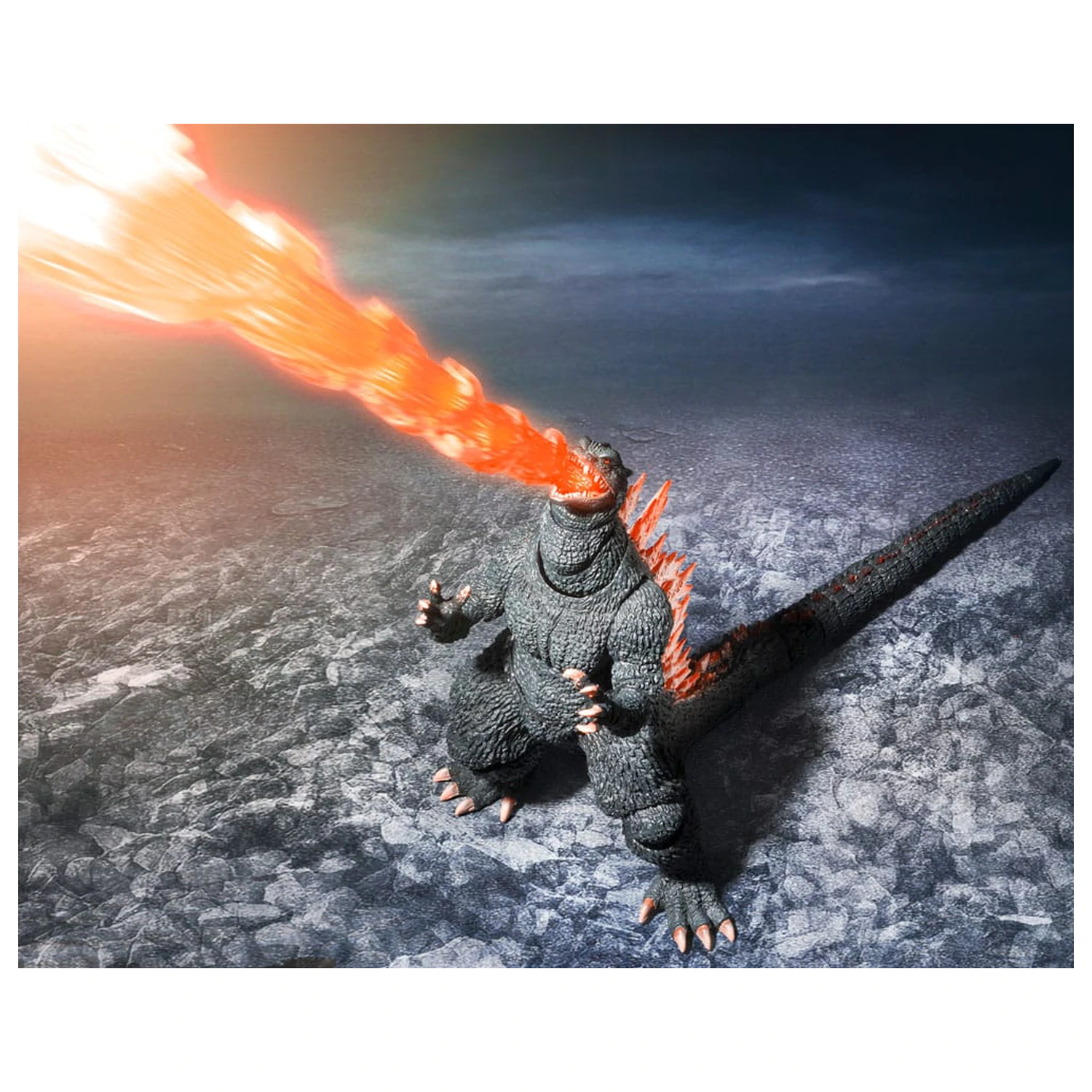 Godzilla: Final Wars S.H.MonsterArts figurina de actiune Godzilla Heat Ray Ver. vs. New Gotengo 16 cm poza produsului