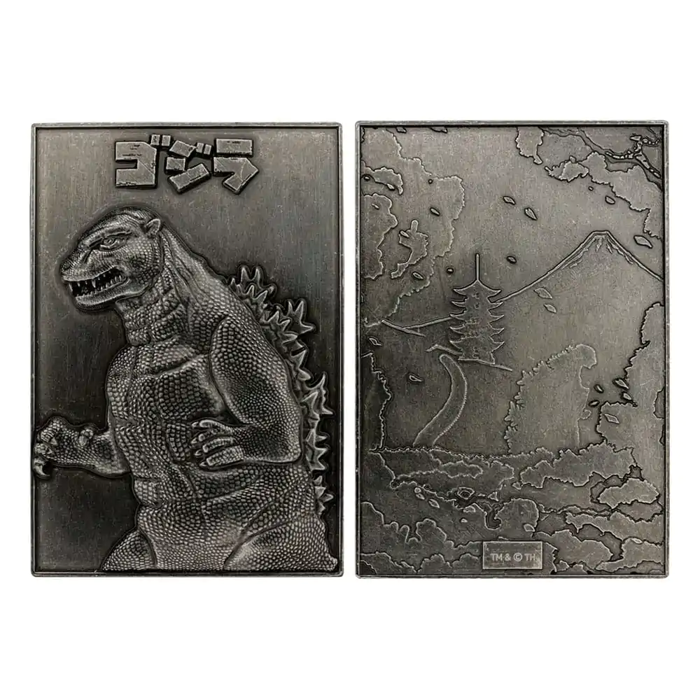 Godzilla Set Medalion Aniversar 70 Ani Ediție Limitată poza produsului