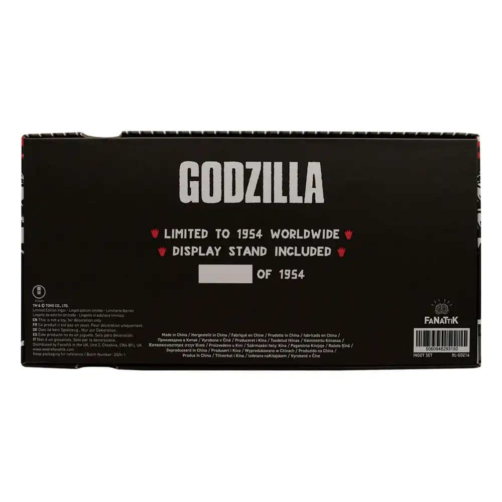 Godzilla Set Medalion Aniversar 70 Ani Ediție Limitată poza produsului