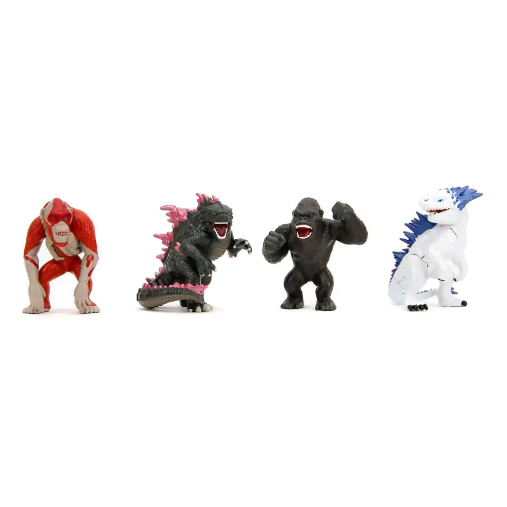 Godzilla Nano Metalfigs Figurine mini turnate sub presiune Pachet de 4 Valul 1 4 cm poza produsului