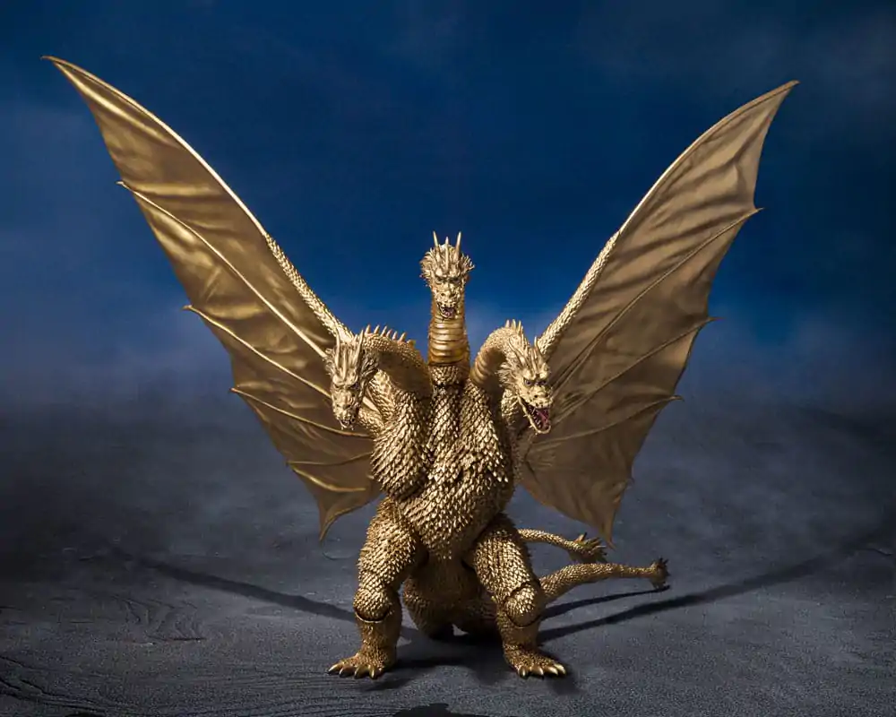 Godzilla S.H. Monster Arts Figurina de actiune King Ghidora (1972) 25 cm poza produsului