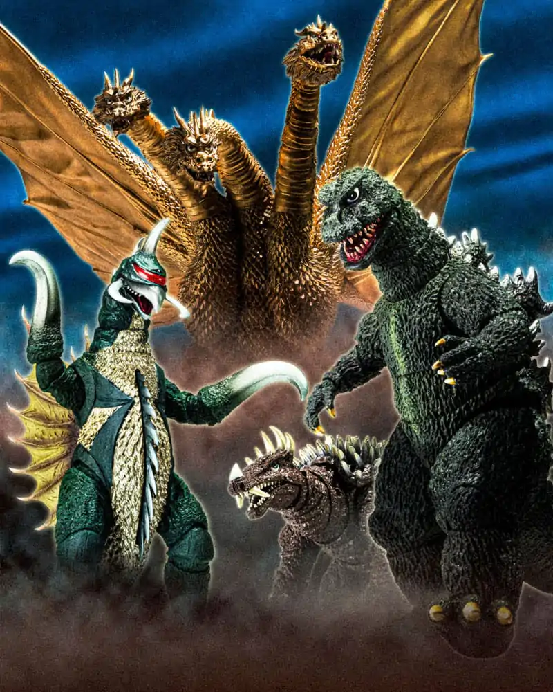 Godzilla S.H. Monster Arts Figurina de actiune King Ghidora (1972) 25 cm poza produsului