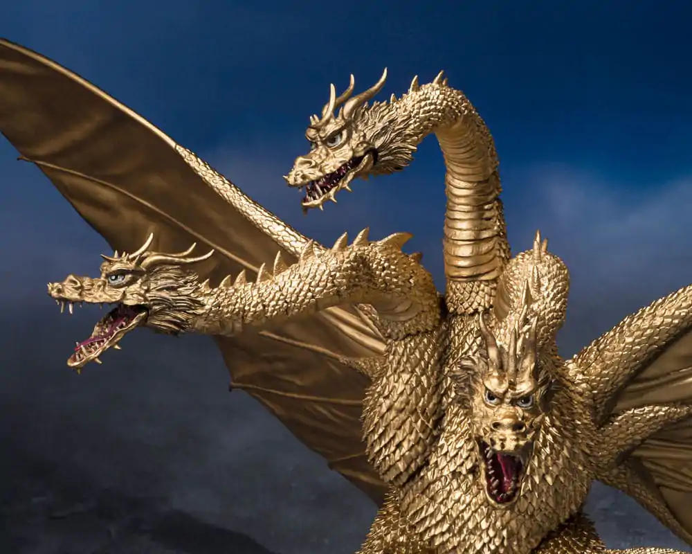 Godzilla S.H. Monster Arts Figurina de actiune King Ghidora (1972) 25 cm poza produsului
