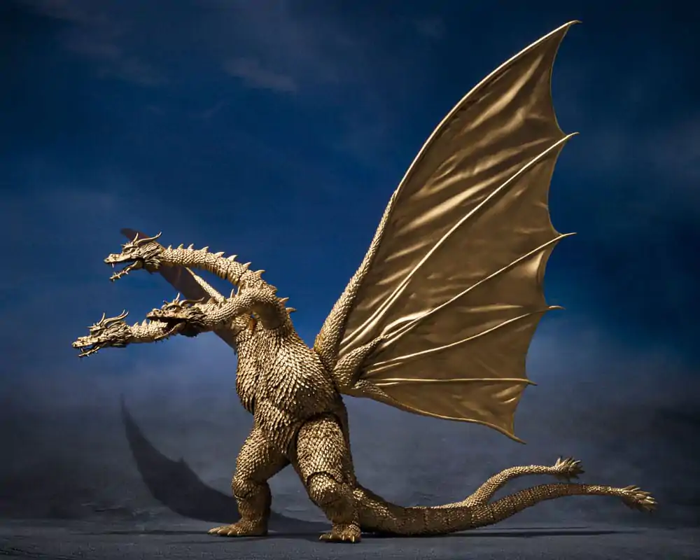 Godzilla S.H. Monster Arts Figurina de actiune King Ghidora (1972) 25 cm poza produsului
