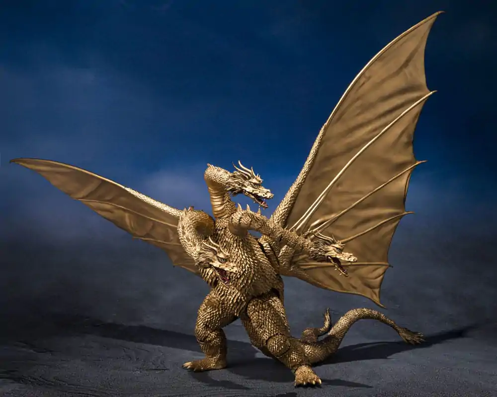 Godzilla S.H. Monster Arts Figurina de actiune King Ghidora (1972) 25 cm poza produsului