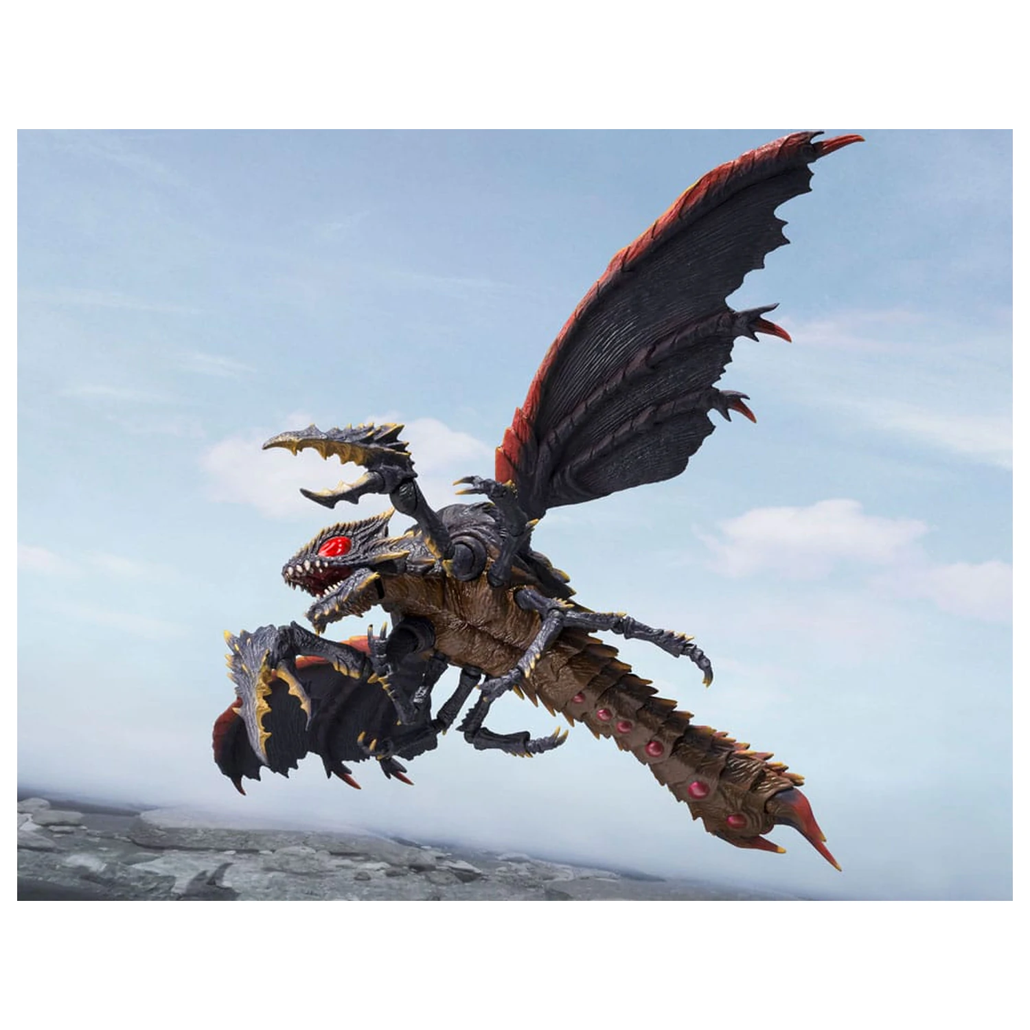Godzilla S.H. Monster Arts figurina de actiune Megaguirus Evolution Set 21 cm poza produsului