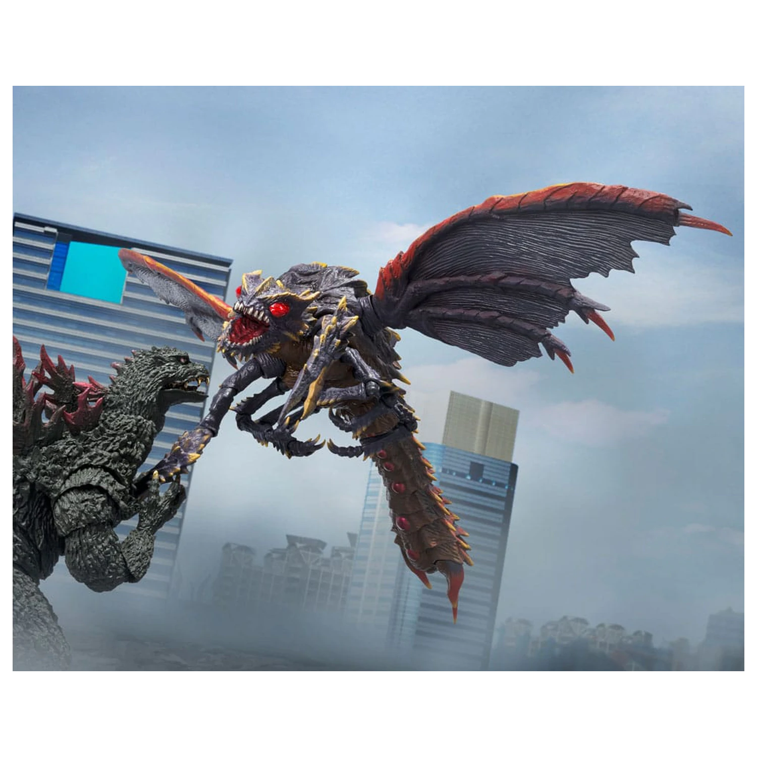 Godzilla S.H. Monster Arts figurina de actiune Megaguirus Evolution Set 21 cm poza produsului