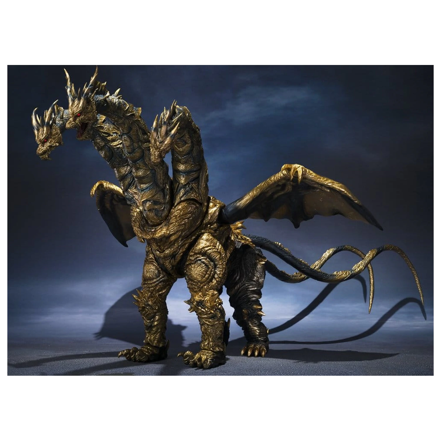 Figurina de actiune Godzilla S.H.MonsterArts Kaizer Ghidorah 25 cm poza produsului