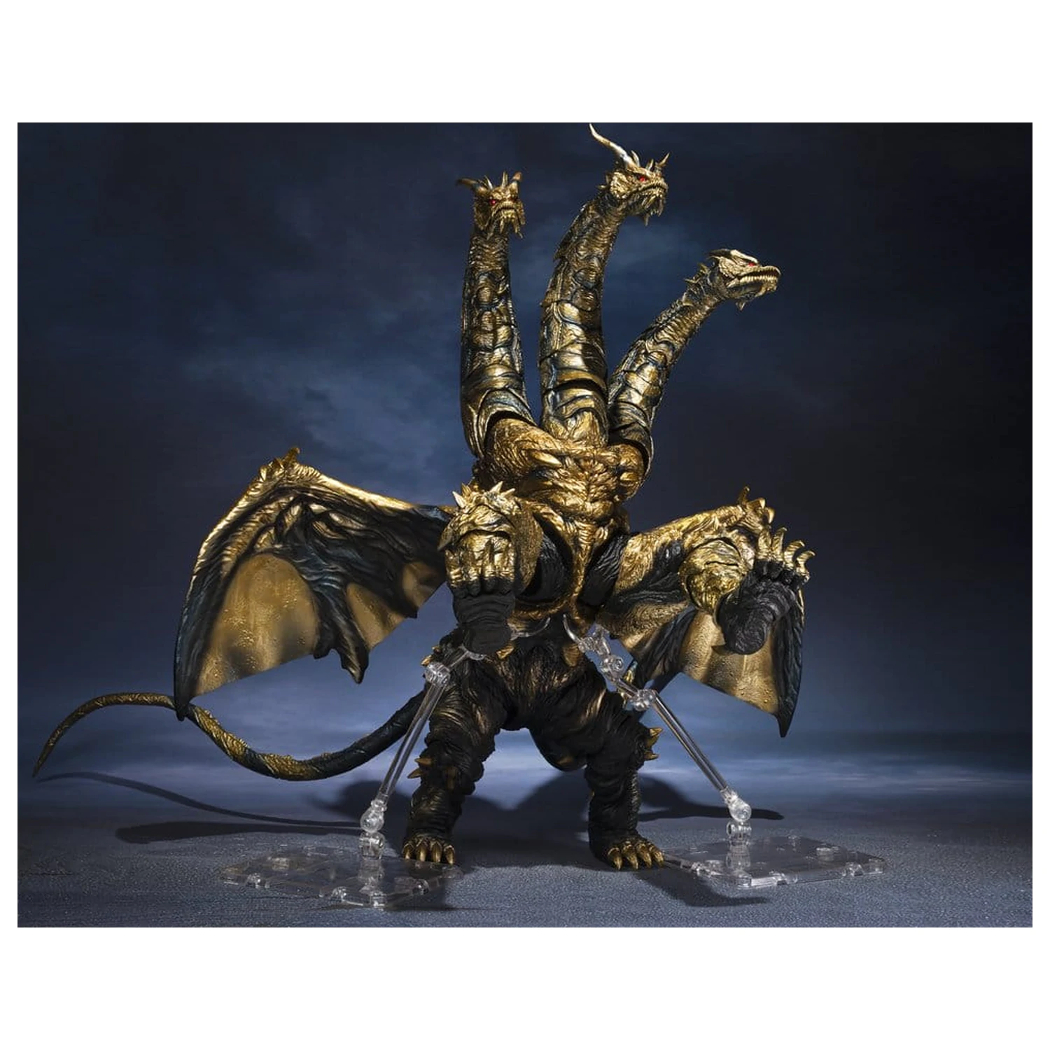 Figurina de actiune Godzilla S.H.MonsterArts Kaizer Ghidorah 25 cm poza produsului