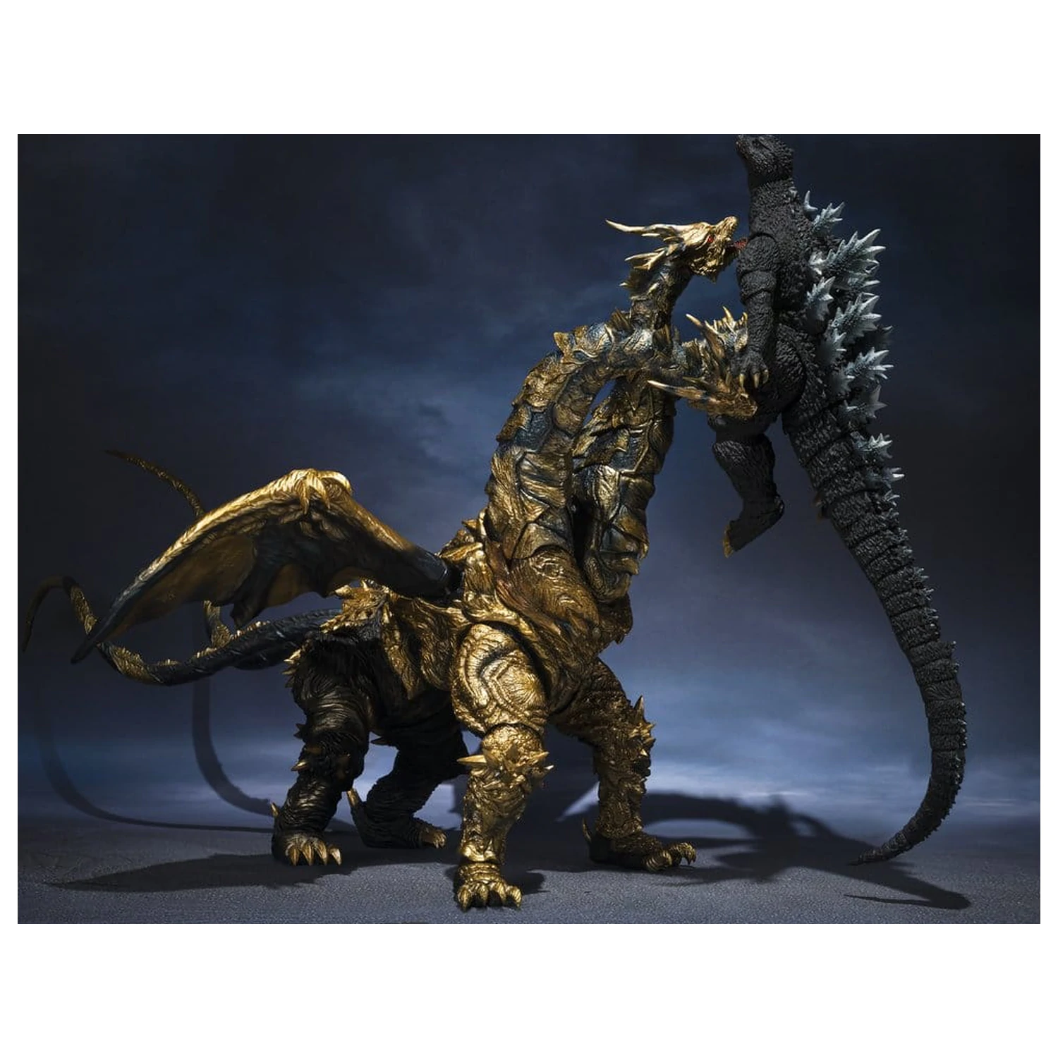 Figurina de actiune Godzilla S.H.MonsterArts Kaizer Ghidorah 25 cm poza produsului