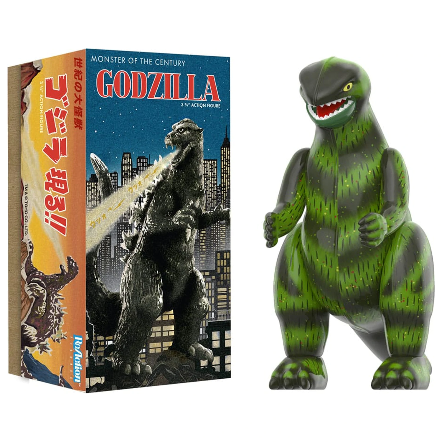 Figurina de actiune Godzilla Toho ReAction Wave 01 (Retro Tin) Godzilla (Marusan Tin) 10 cm poza produsului