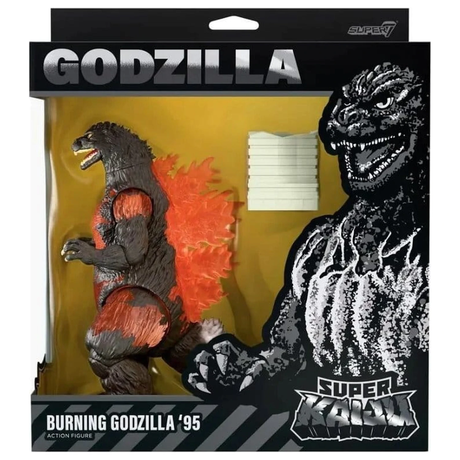 Godzilla Toho Super Kaiju figurina de actiune Wave 02 Burning Godzilla '95 poza produsului