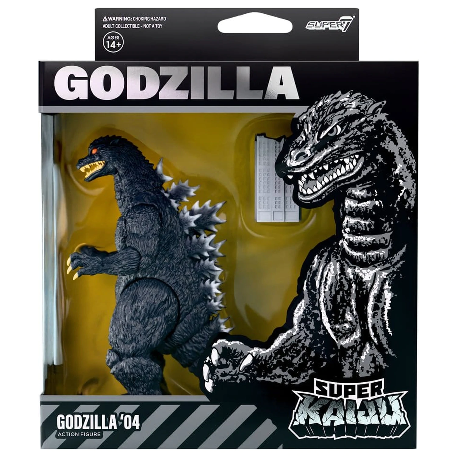 Godzilla Toho Super Kaiju Figurina de actiune Wave 04 Godzilla 2004 poza produsului