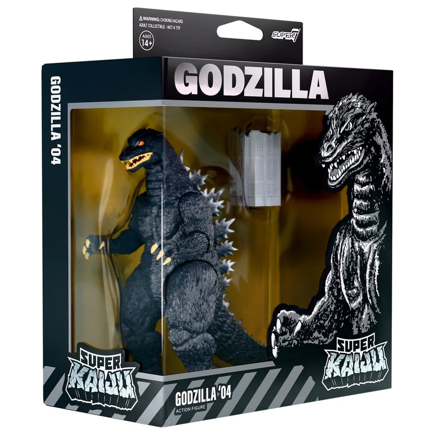 Godzilla Toho Super Kaiju Figurina de actiune Wave 04 Godzilla 2004 poza produsului