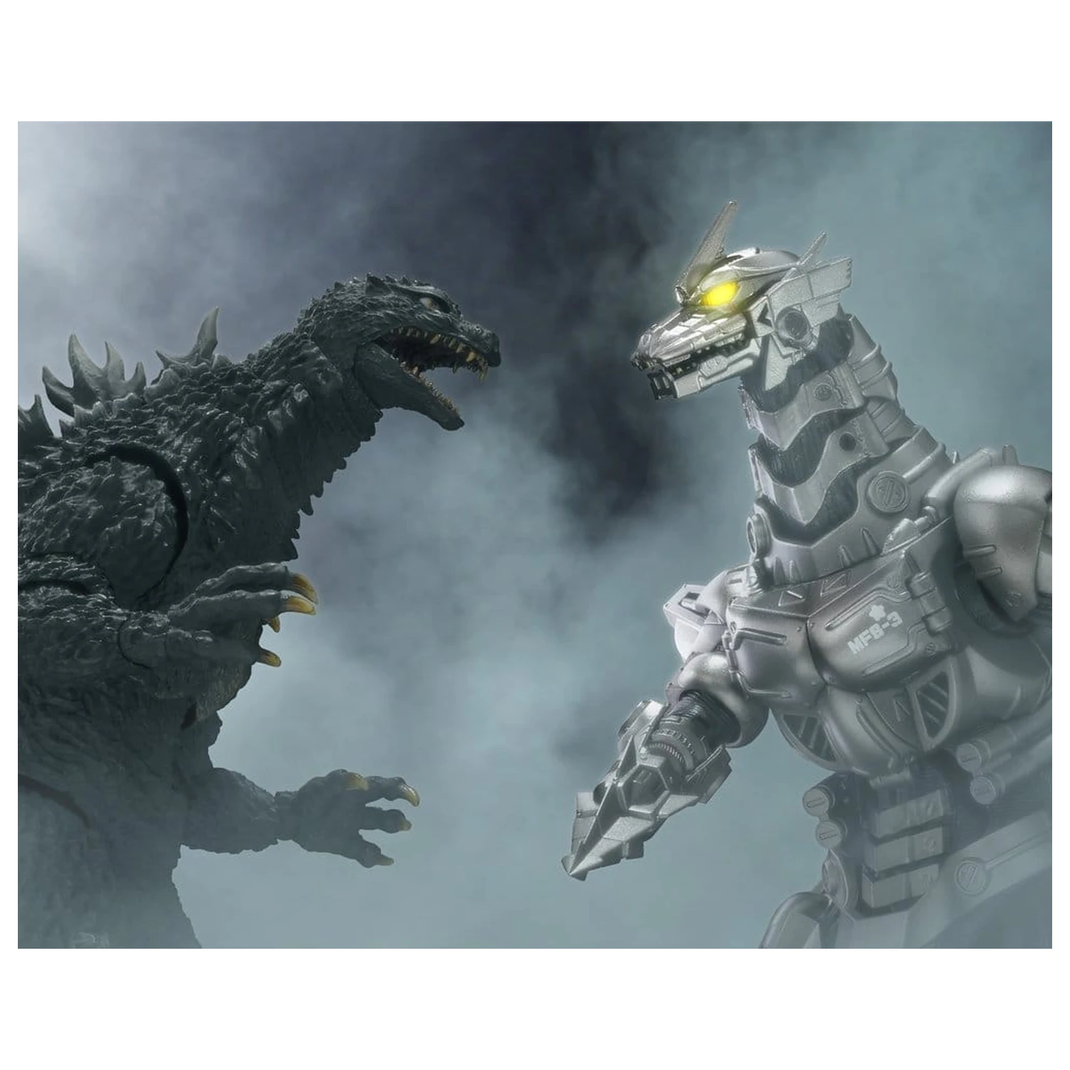 Godzilla: Tokyo S.O.S. S.H.MonsterArts Figurina de actiune Diecast Kiryu (Heavily Armed Type / High Mobility Type) "Tokyo SOS" -Movie Graphic Plus- 16 cm poza produsului