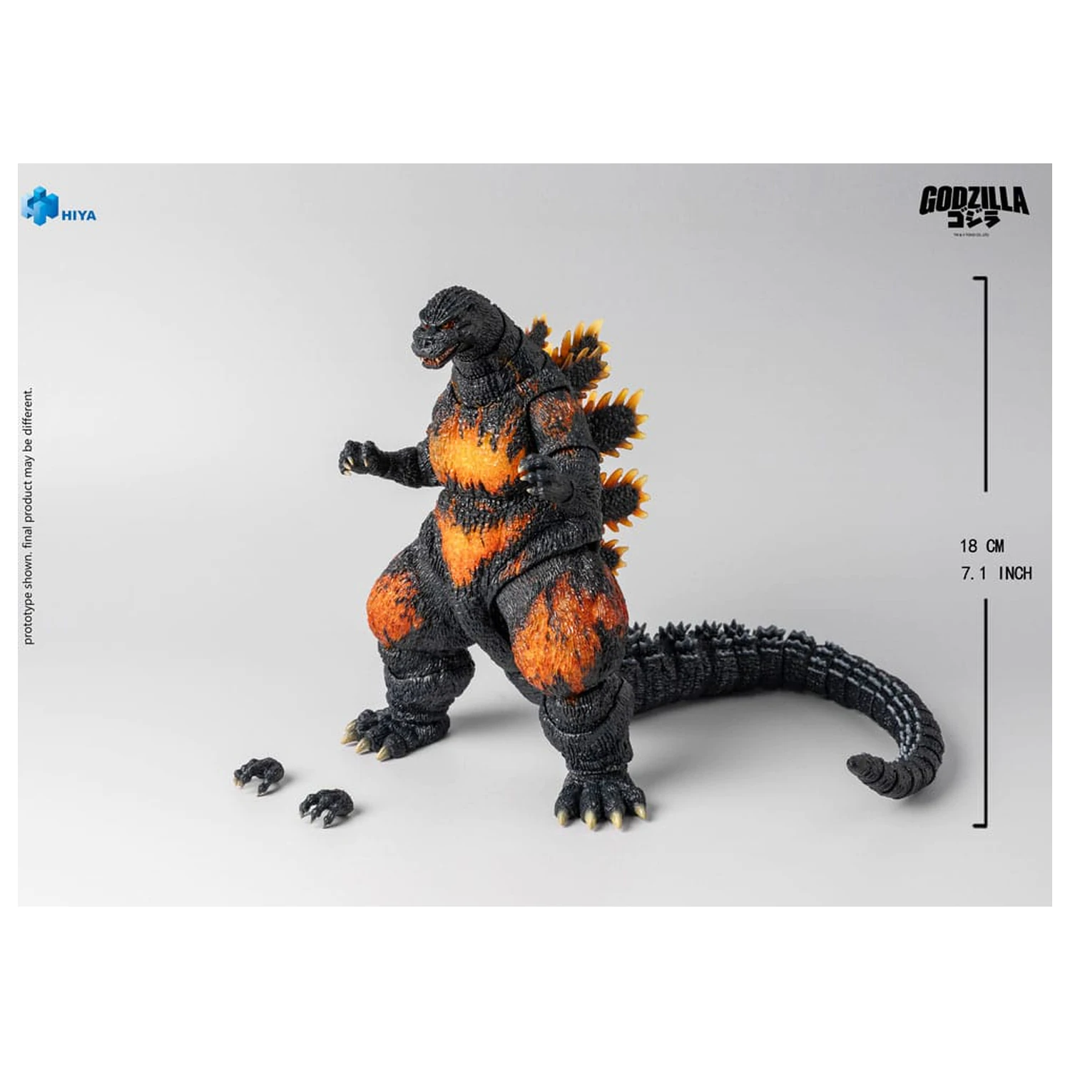 Godzilla vs. Destoroyah (1995) figurina de actiune Exquisite Basic Burning Godzilla 18 cm poza produsului