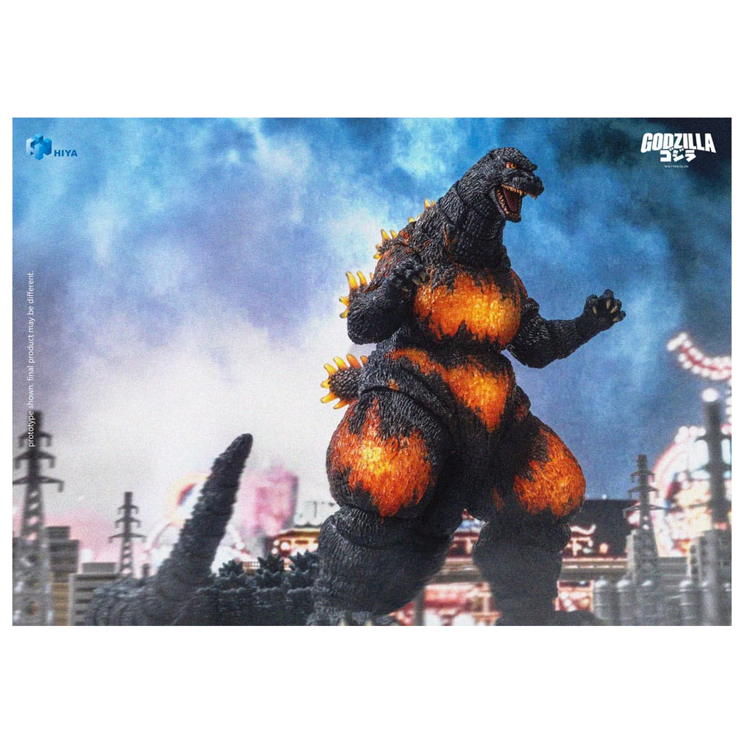 Godzilla vs. Destoroyah (1995) figurina de actiune Exquisite Basic Burning Godzilla 18 cm poza produsului