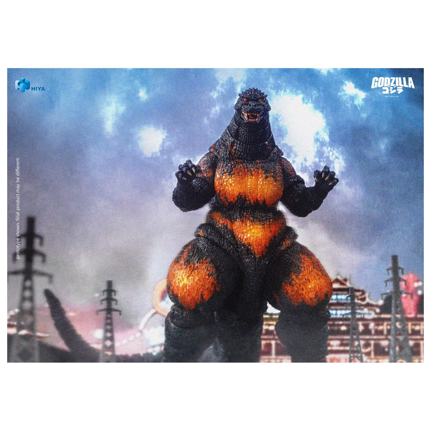 Godzilla vs. Destoroyah (1995) figurina de actiune Exquisite Basic Burning Godzilla 18 cm poza produsului
