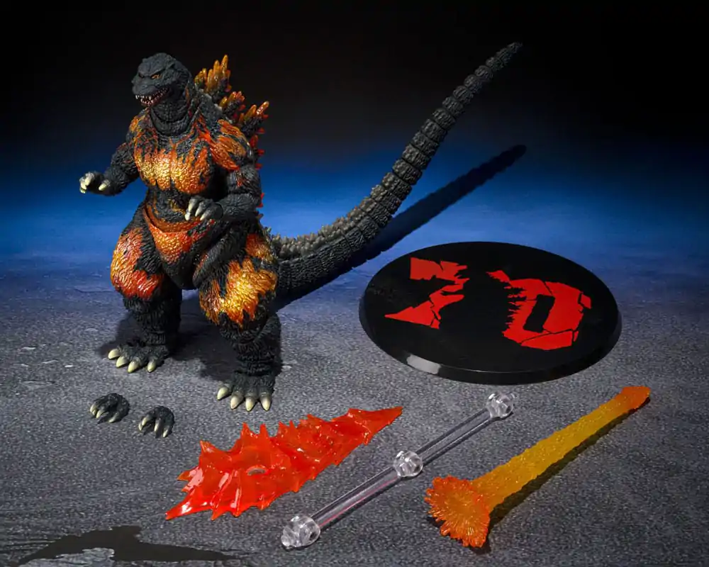 Figurină de acțiune Godzilla vs. Destoroyah S.H. MonsterArts Godzilla 1995 70th Anniversary Special Ver. 16 cm poza produsului