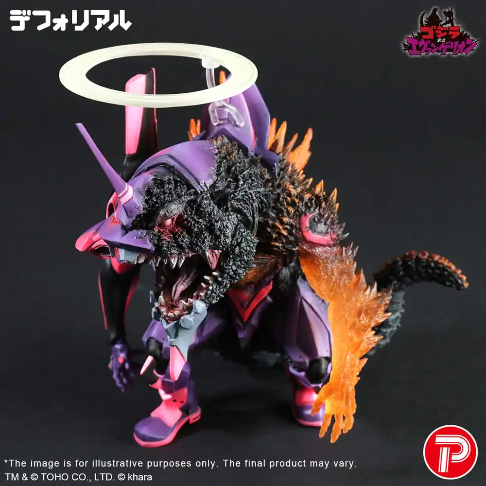 Godzilla vs. Evangelion Statuie din PVC Deforeal Test Type-01 Burning "G" Awakening Form 19 cm poza produsului