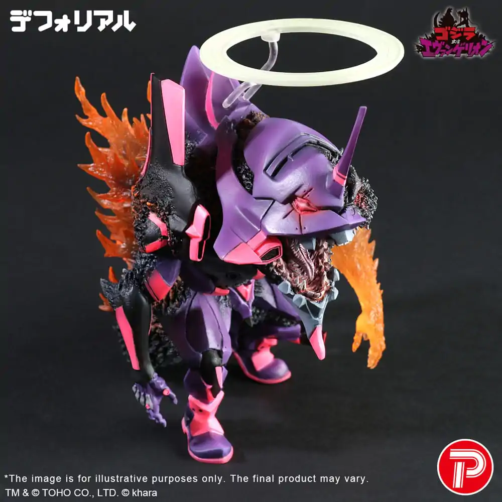 Godzilla vs. Evangelion Statuie din PVC Deforeal Test Type-01 Burning "G" Awakening Form 19 cm poza produsului