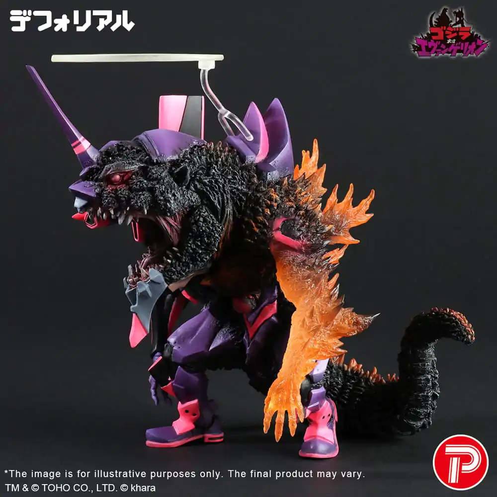 Godzilla vs. Evangelion Statuie din PVC Deforeal Test Type-01 Burning "G" Awakening Form 19 cm poza produsului