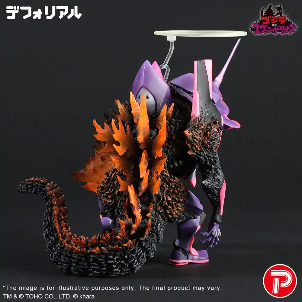 Godzilla vs. Evangelion Statuie din PVC Deforeal Test Type-01 Burning "G" Awakening Form 19 cm poza produsului