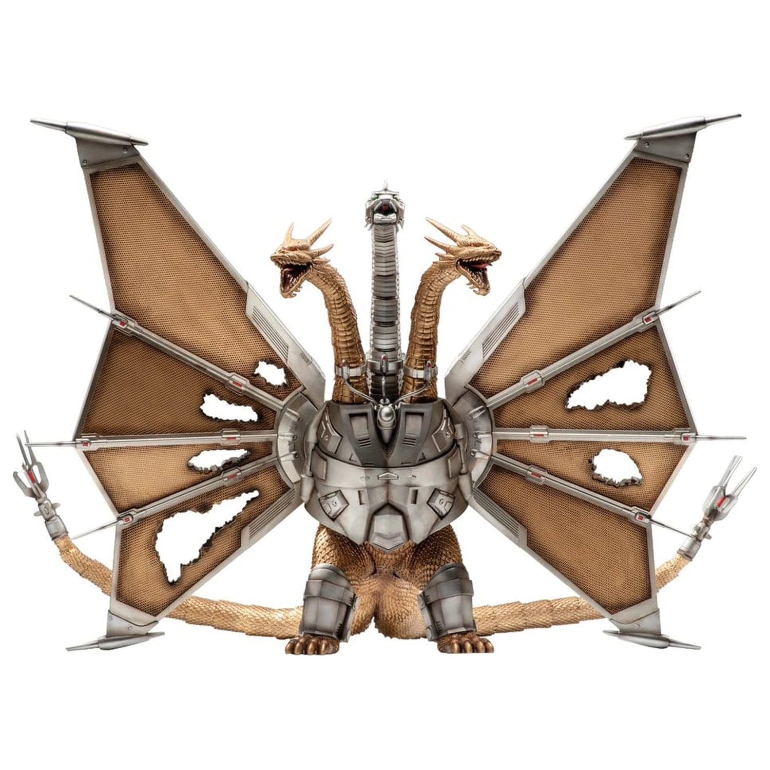 Godzilla vs. King Ghidorah Exquisite Basic Figurina de actiune Battle Damaged Mecha King Ghidorah 33 cm poza produsului