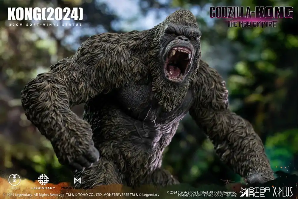 Godzilla vs. Kong: The New Empire Statuie din vinil moale Kong 30 cm poza produsului