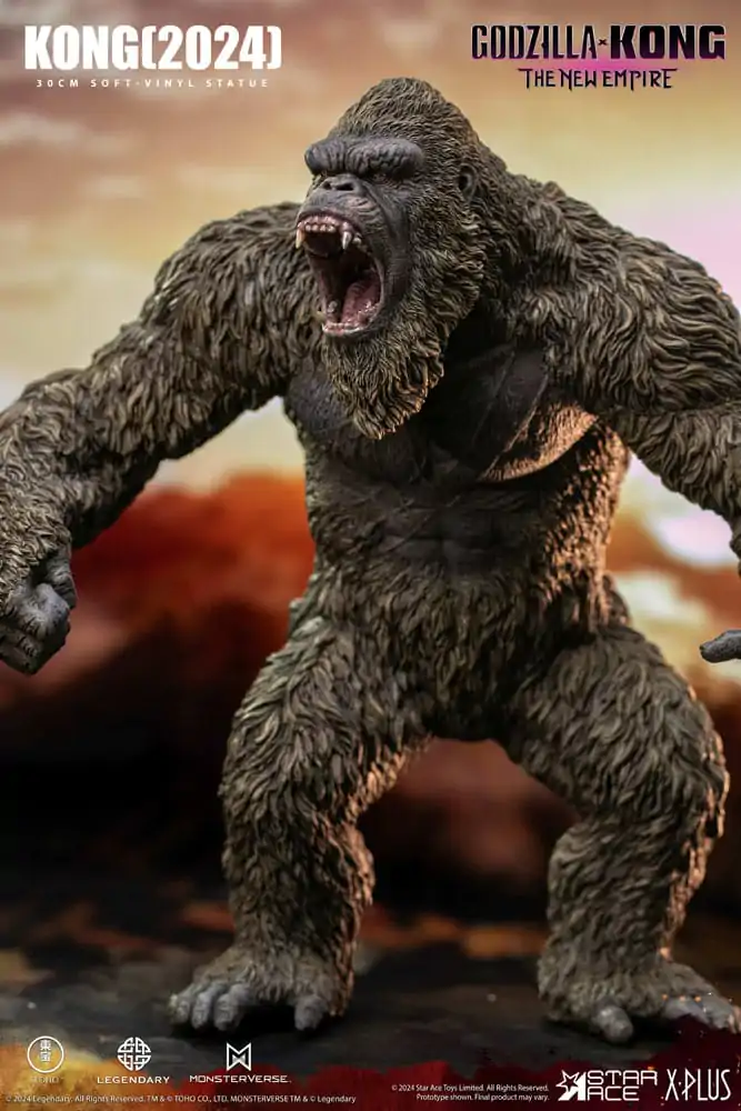 Godzilla vs. Kong: The New Empire Statuie din vinil moale Kong 30 cm poza produsului