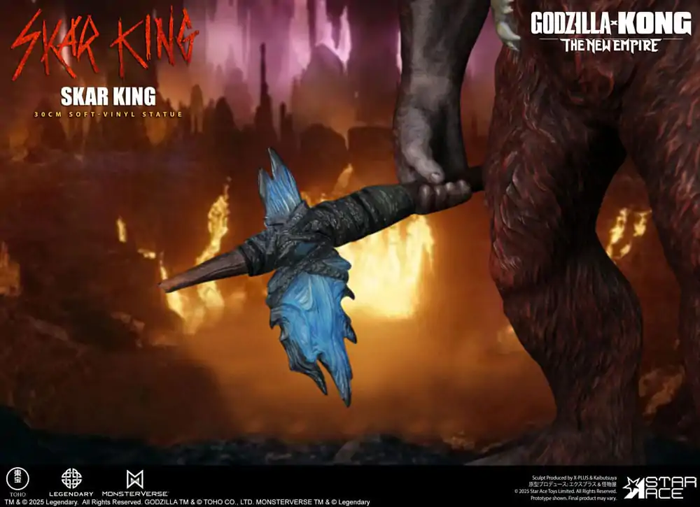 Godzilla vs. Kong: The New Empire Statuie moale de vinil Skar King Unleash the Titan 30 cm poza produsului