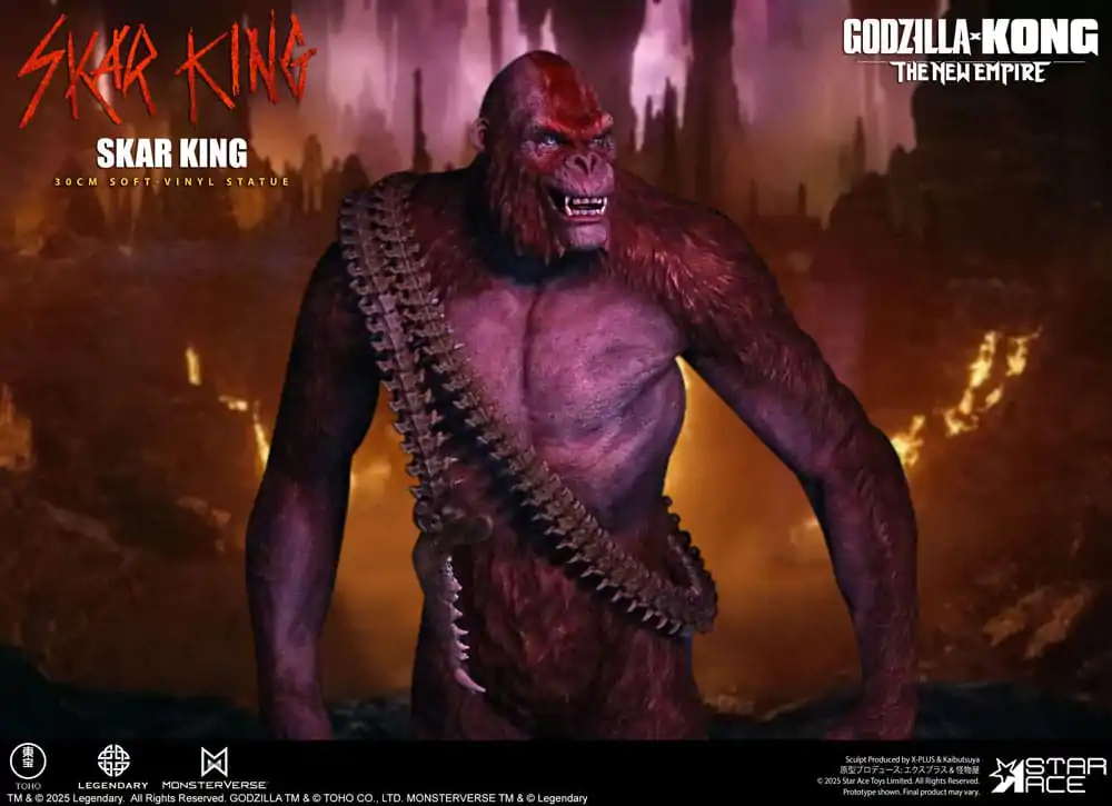 Godzilla vs. Kong: The New Empire Statuie moale de vinil Skar King Unleash the Titan 30 cm poza produsului