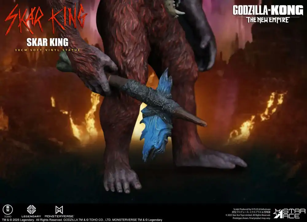 Godzilla vs. Kong: The New Empire Statuie moale de vinil Skar King Unleash the Titan 30 cm poza produsului