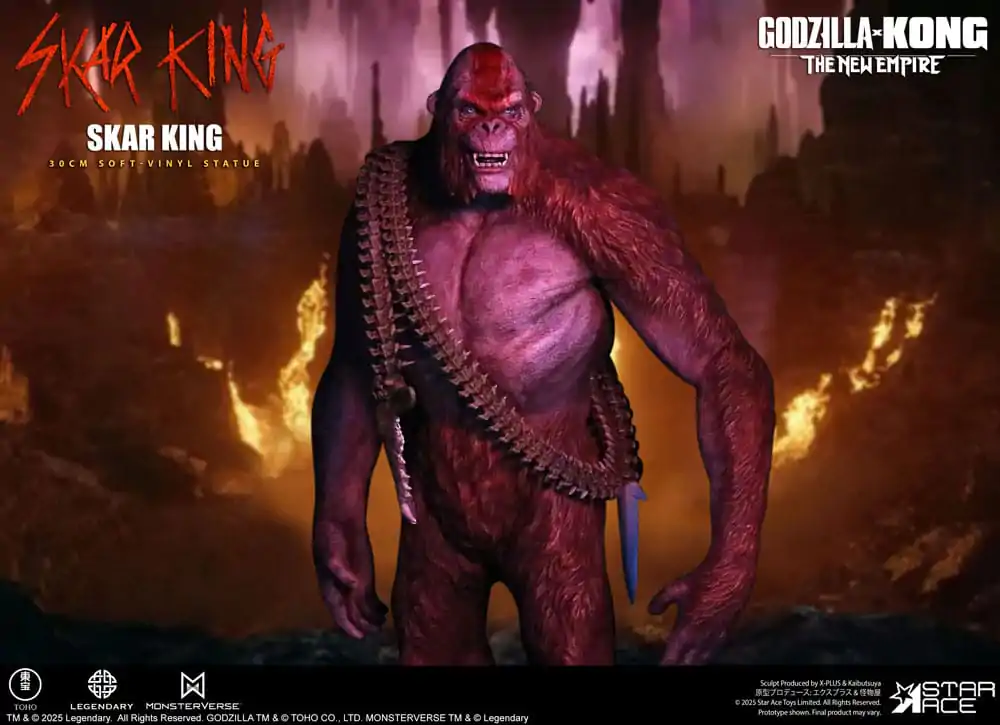 Godzilla vs. Kong: The New Empire Statuie moale de vinil Skar King Unleash the Titan 30 cm poza produsului