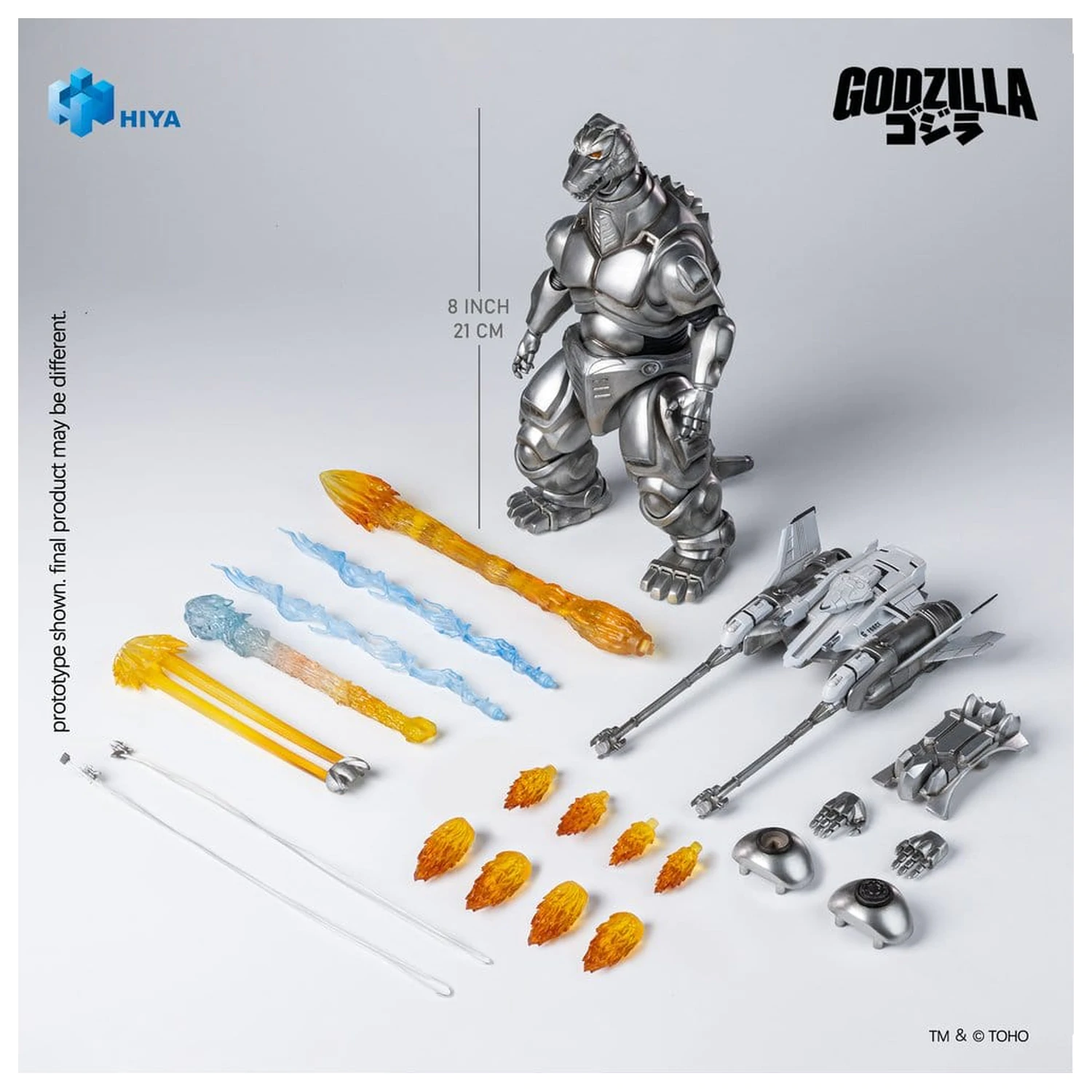 Godzilla vs. Mechagodzilla (1993) Exquisite Basic Action Figure Super Mechagodzilla 21 cm poza produsului