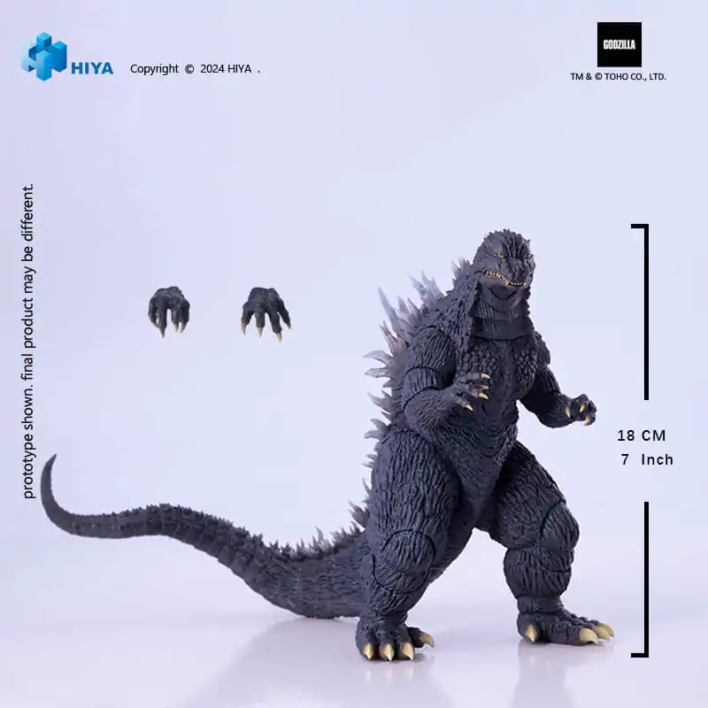 Godzilla vs. Mechagodzilla 2002 Exquisite Basic Figurina de Acțiune Godzilla 18 cm poza produsului