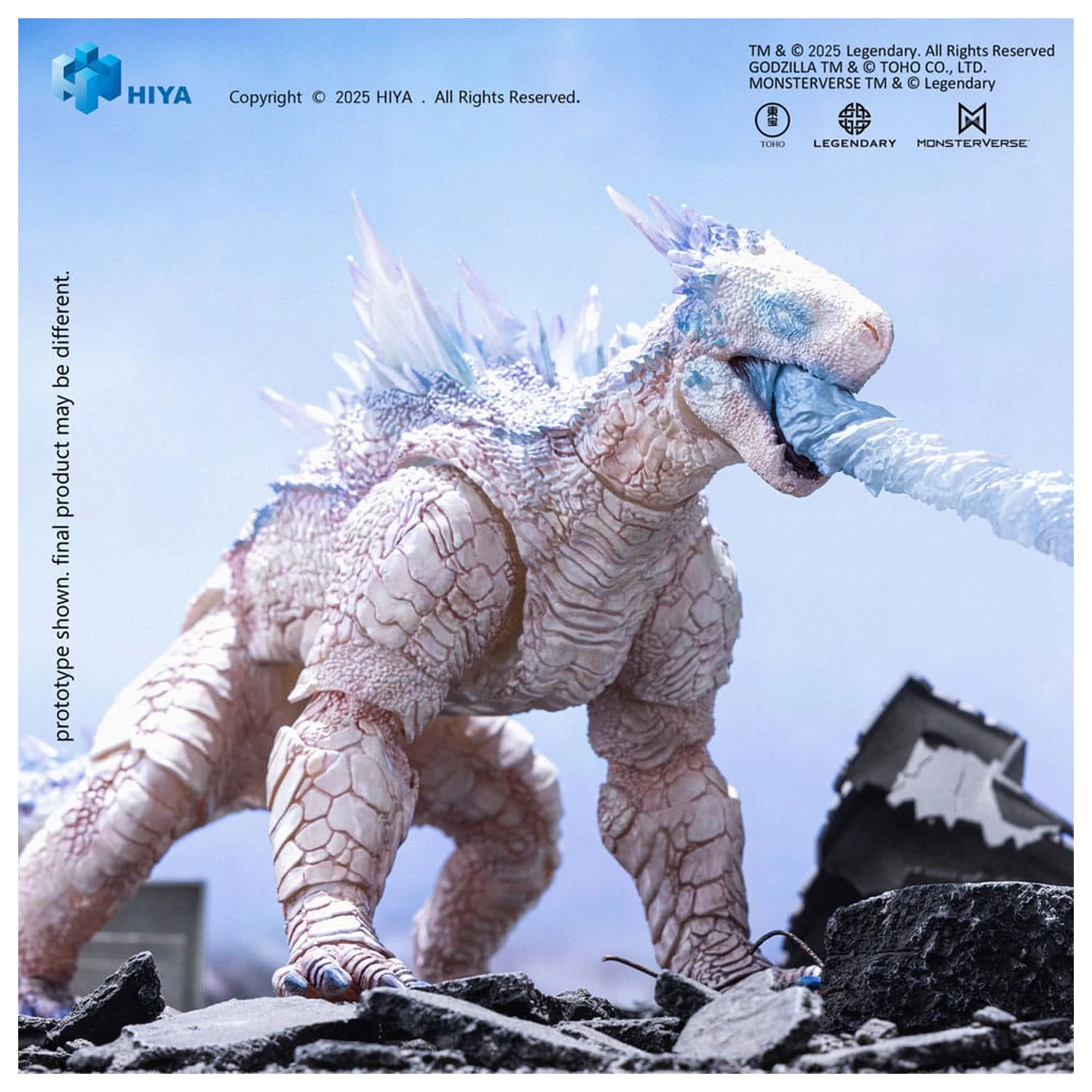 Godzilla x Kong The New Empire Exquisite Basic Action Figure Frost Bite Blast Shimo 17 cm poza produsului