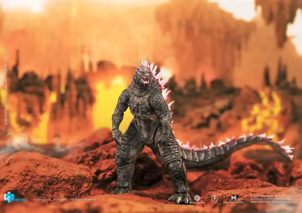 Godzilla x Kong: The New Empire Exquisite Basic Action Figure Godzilla Evolved Ver. 18 cm poza produsului