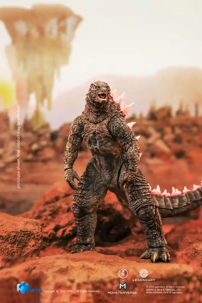 Godzilla x Kong: The New Empire Exquisite Basic Action Figure Godzilla Evolved Ver. 18 cm poza produsului