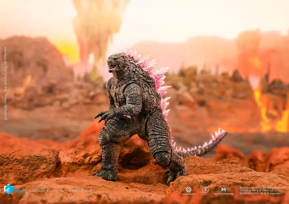 Godzilla x Kong: The New Empire Exquisite Basic Action Figure Godzilla Evolved Ver. 18 cm poza produsului